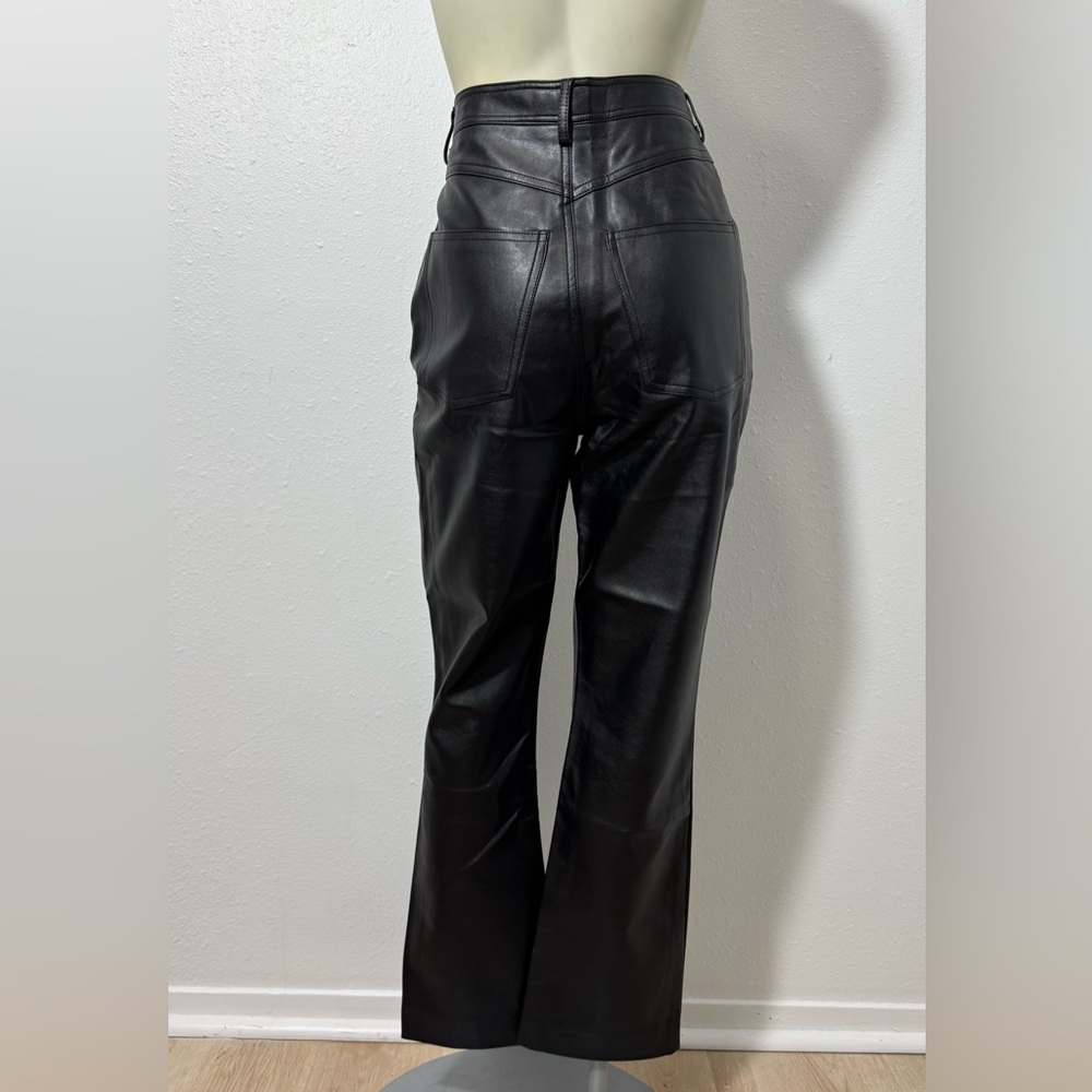 Steve Madden Vegan Leather Pants in Black NWT - Picture 4 of 13
